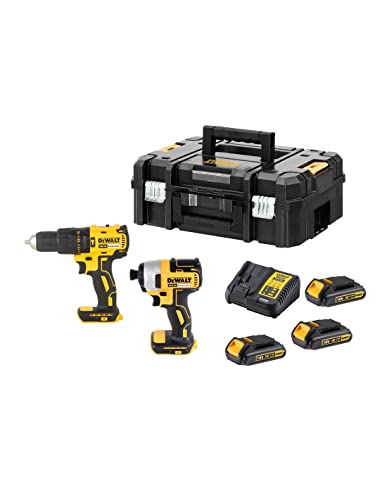 Kit XR DCD778 DCF787 3 Akkus Liion 1,5 Ah Koffer TSTAK II - Dewalt - Ref: DCK2060S3T-QW