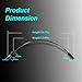 Bzumperyz 720074-12 AS EC QDE 12 Ethernet Adapter Cable Compatible with Humminbird Helix 7 G2N & G3N Models, All Helix 8, Helix 9, Helix 10, Helix 12 and Helix 15 Fish Finders