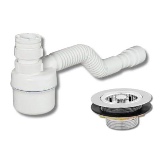 Válvula Metal Pia Americana + Sifão Copo Ajustável Sanfonado