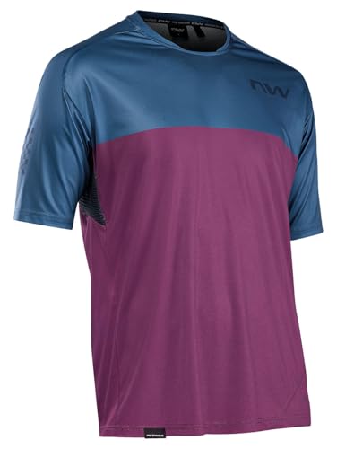 Northwave Edge Fahrrad Trikot kurz lila/blau 2023: Größe: M (48)