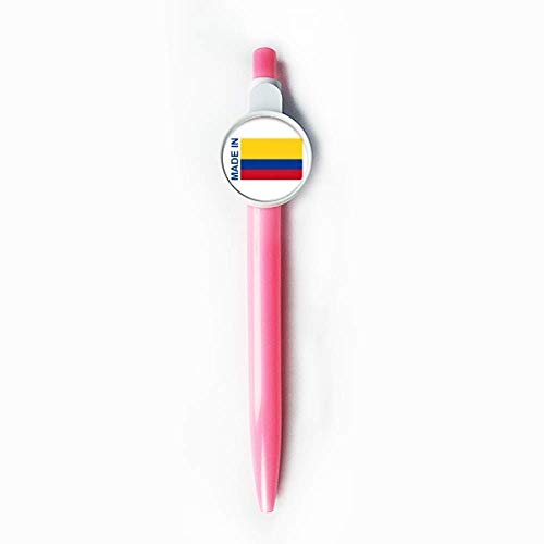 Stylo à bille Colombie écriture bleue motif pays amérique du sud rétractable