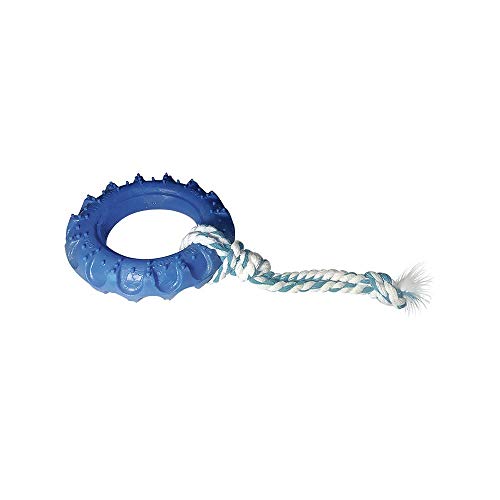 Furacão Pet Pneu Off Road Dog Borracha com Corda N.2, Tamanho Médio (cores sortidas)
