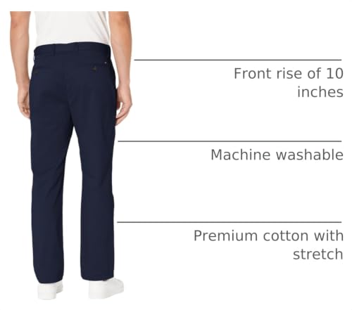 Image of Tommy Hilfiger Men's Stretch Cotton Chino Pants in Custom Fit