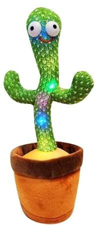 Image of Plastic Hda Musical & Dancing Cactus for Kids Toy for Girls and Boys Learning & Educational Toy for Kids | Birthday & Return Gift| ( Multicolor )