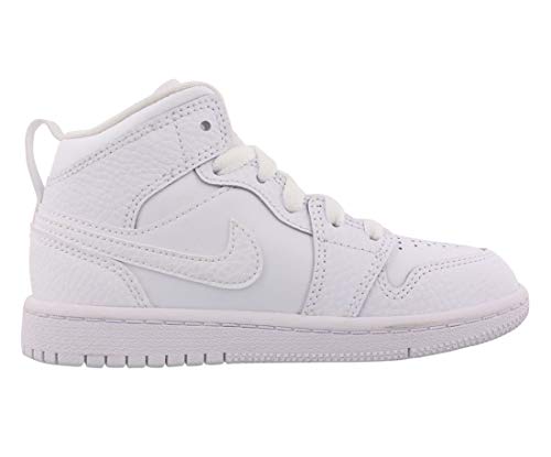 Jordan Preschool 1 MID PS 640734 130 Triple White - Size 3Y2