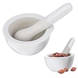 Bol de broyage - ensemble fait à la main et pilon pouvant facilement moudre le gingembre, la vanille, le poivre, les noix, les grains de café et diverses épices, bol de broyage et pilon