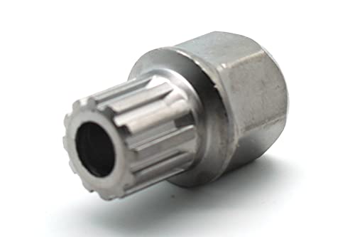 Image of TEMO 57 /12Pt Wheel Lock Lugnut Anti-Theft Lug Nut Screw Removal Key Socket S3057 for Vw Audi