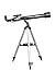 Coleman 700mm x 60mm Refractor Telescope (35x-525x) Kit with Heavy-Duty Carrying Case - Metallic Charcoal Gray