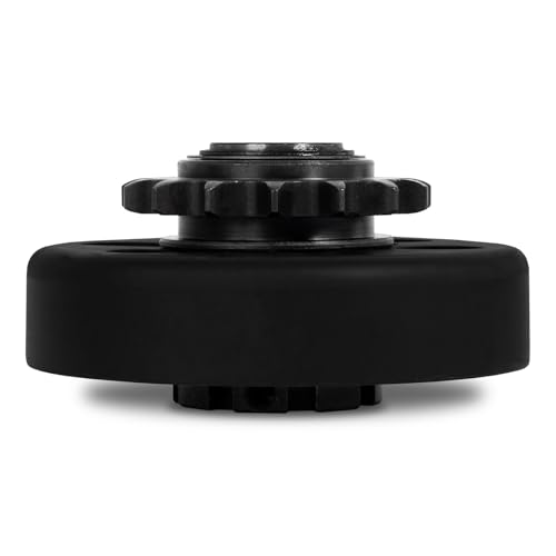 EBERTH Fliehkraftkupplung für Welle 25mm Ø, Kettenradkupplung für Ketten Typ 428#, Zahn-Fliehkraftkupplung, Zentrifugalkupplung Ritzel 15 Zähne #428, Go Kart, Pocket Bike, Quad, Motorrad, Dirt Bike