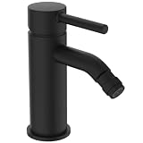 Ideal Standard - Ceraline, Miscelatore monocomando per bidet, Nero seta