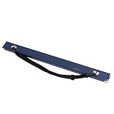 MI&VI High-Density Bow Case for (1) Single Violin/Viola/Cello Bow with Adjustable Shoulder Strap in Blue - By MIVI Music (Blue)