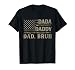 Dada Daddy Dad Bruh Camo USA Flag Father's Day Camourflage T-Shirt