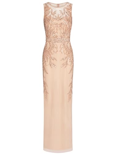 Adrianna Papell Women's Beaded Column Long Dress2
