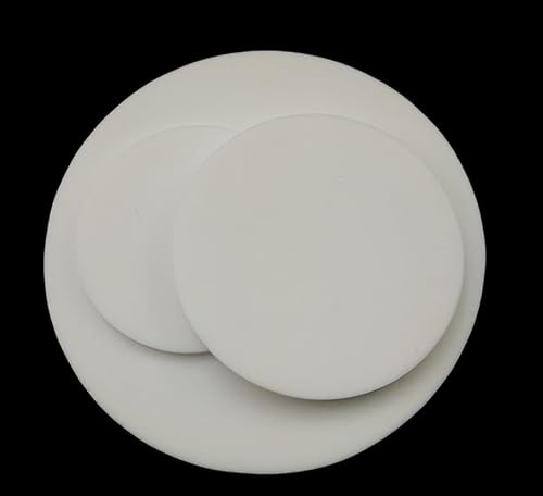 JIEYUZYUO Round Silicrubber Sheet Dia 20Mm-184Mm,Whiteslip Seal Gasket Damper Pad High Temperature Resistance/White/159 * 5Mm