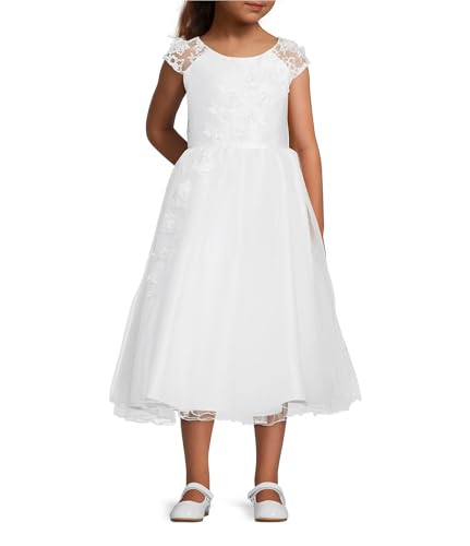 Bonnie Jean Iris & Ivy Girls Size 7-16 White Communion Dress4