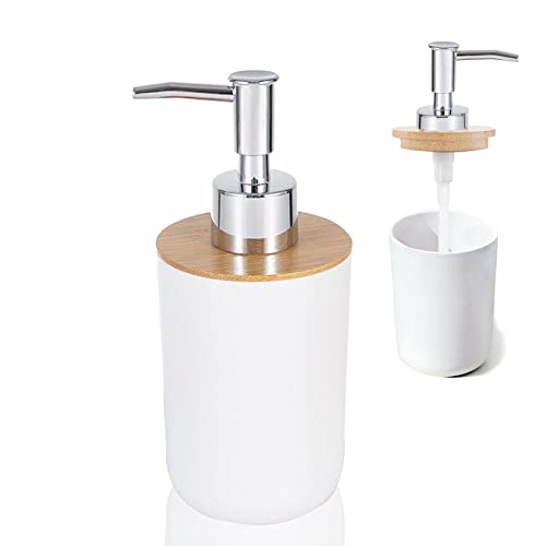 Dotodo Bamboo Soap Dispenser | Bathroom Countertop Soap Dispensers | Naturally Tough Eco Friendly Lotion Dispenser For Kitchen & Bathroom #TOP3