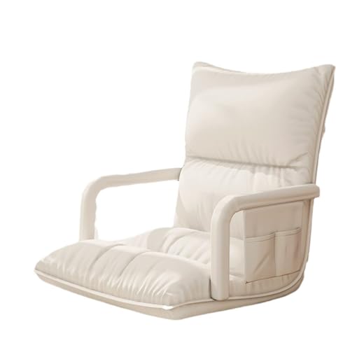 HUAYUSEDF Sillón nórdico Blanco para Sala de Estar, reposabrazos, puf, Dormitorio, salón, sillón Informal, balcón, sofá Creativo.
