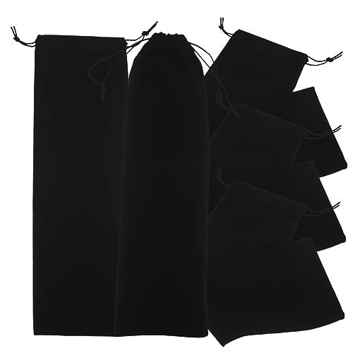 FOMIYES 5pcs Velour Curling Iron Hair Styling Tool Holder Drawstring Closure for Easy Carrying for Storage of Flat Irons and Accessories miniatura 1