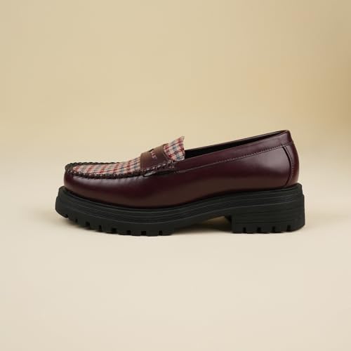 Image of Theater Dr. Storm Loafers for Women | Stylish Chunky Penny Formal Loafers | Lightweight Comfortable Footwear with Cushioned Insole
