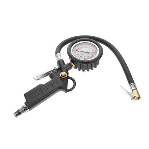 OUNONA Heavy-Duty Tire Pressure Gauge: Tire Air Inflator Gauge Portable Measurement Tool Essential for Car Truck Motorcycle Precise Air Pressure Reader