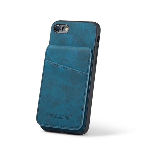 Étui portefeuille iPhone 7/8/SE anti-choc avec blocage RFID anti-piratage pour cartes