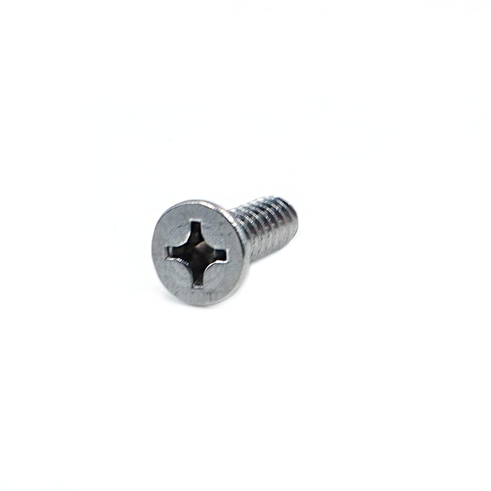 300X NUZAMAS 12G*16 304 Stainless Steel Self-Tapping Screws Cross Flat Countersunk Head Screw Miniature Screw Wood Screw Self-Tapping Screws and Wood Screw(ST5.5 * 16) - Image 2