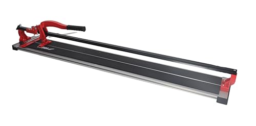 DEDRA Fliesenschneider, manuelle Fliesenschneidmaschine, 1200 mm, 120 cm, mit Kugellager...