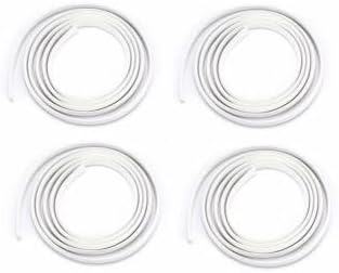 4 X Wheel Arch Flare Seal,intended for Toyota Land cruiser 80 Series 1990-1997 (WHITE)