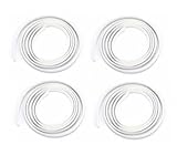 4 X Wheel Arch Flare Seal,intended for Toyota Land cruiser 80 Series 1990-1997 (WHITE)