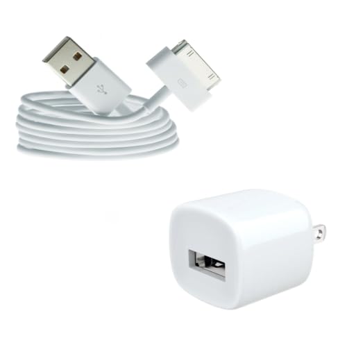 USB Wall Charger Adapter for iPod Classic/Video/Nano 5.5G 5th 6th 7th Generation Gen 30gb, 60gb, 80GB, 120GB, 160GB White
