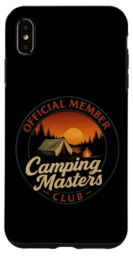Camping Masters Club Official Vintage Funny for Men Camping �X�}�z�P�[�X iPhone XS Max �p