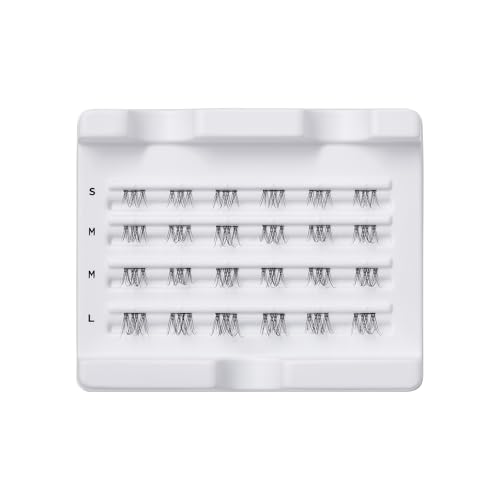 Falscara Ultra Natural False Eyelashes, Lash Extension Kit, Light & Airy Ultra Natural Volume Lash Clusters, 8mm-10mm-14mm, Water Resistant, 30 Lash Clusters — view 4