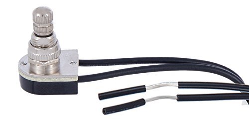 B&P Lamp® Rotary Nickel Canopy Switch