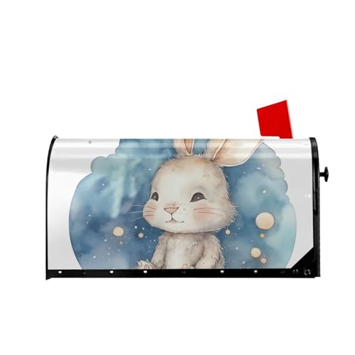 Housse de boîte aux lettres lapin 64,8x53,3 cm décorative