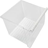 2188656 Upper Crisper Pan - for Household Whirlpool Refrigerator Drawers Replacement WP2188656 - Refrigerator transparent plastics box - Fridge vegetable crisper drawer - W 16-1/2 in