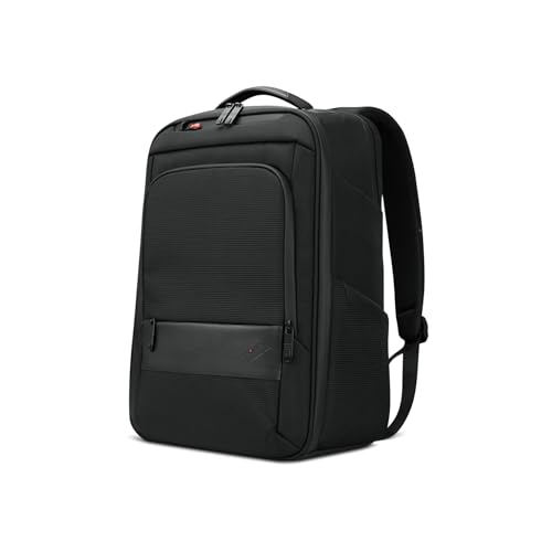Lenovo ThinkPad Professional Backpack Gen 2 Zaino Laptop 16, PET riciclato, Scomparti imbottiti, Workstation frontale, Fascia trolley, per Business/Viaggio/Ufficio – Nero