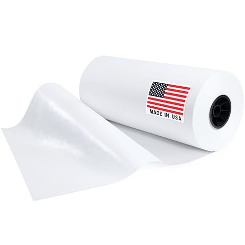 Paclord 18" x 13200" (1100') Made in USA White Freezer Paper Roll – Moisture-Resistant Wrap, Prevents Freezer Burn, Keeps Meat Fresh for up to 1 year – Plastic Coated Paper for Meat, Fish, and Poultry by Paclord - Used condition - US$41.84