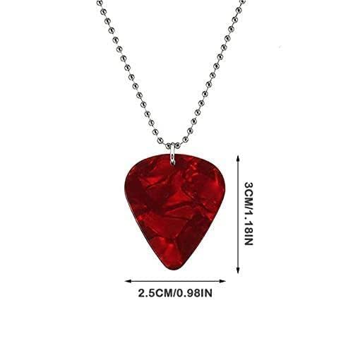Collier Hellfire Club 2022 avec pendentif en médiator de guitare Eddie Munson pour fans de théâtre, cadeau pour ami - Les Beatles, Paul McCartney, John Lennon, RIngo Starr, George Harrison Collier Hellfire Club 2022 avec pendentif en médiator de guitare Eddie Munson pour fans de théâtre, cadeau pour ami – Image 4