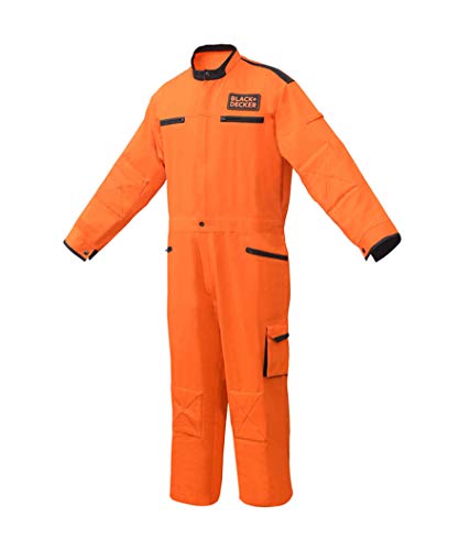 Black+Decker Workmen 100% Cotton Coverall- Double Extra Large, Orange