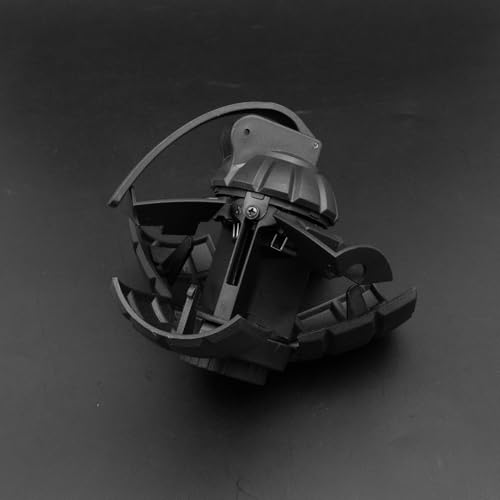 Zhongren Airsoft Tactical Grenade Plastic CS Battle Game Toy Dummy Hand Grenades Model Pull Ring Toys for Age 14+ (MF-36-BK) - Thumbnail 2