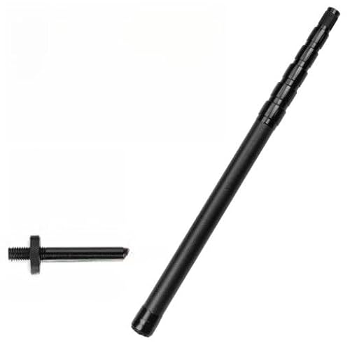 タープポール カーボンポール 伸縮 240cm 270cm 300cm 400cmコンパクトテントポール 伸縮ポール タープポール カーボンポールタープは持ち運びが簡単で設置もで便利です。 (2.4M,ブラックピン)