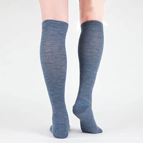 Image of ja vie 80% Merino Wool Ultra Soft 15-20mmHg Graduated Compression Socks for Women & Men