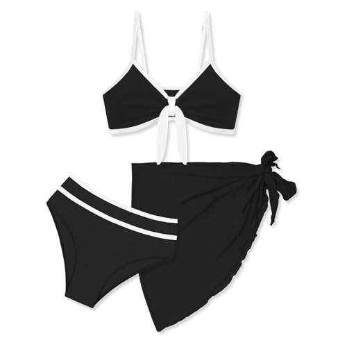 Maillot de bain bébé fille 3 pièces imprimé avec haut short et culotte pour natation 24 mois