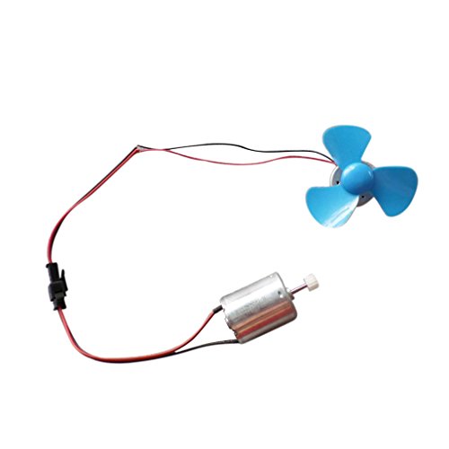 Dolity DIY Pequeño Generador Eléctrico Manual Fan de Viento de Motor DIY Juguetes Educativos