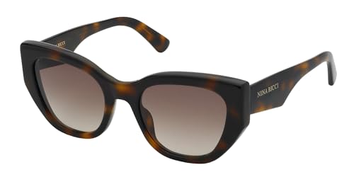 NINA RICCI SNR398 Okulary, Shiny Dark Havana, 54 damskie, Shiny Dark Havana, 54