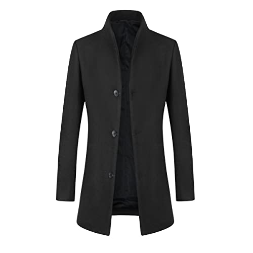 Allthemen Cappotto Invernale da Uomo Trenchcoat...