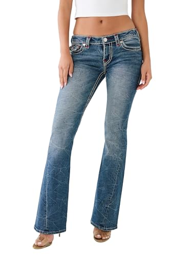 TRUE RELIGION joey 28×33 flared jeans True Religion Joey Low Rise Flare Super T Jean, Macau Wash