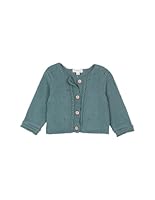 Gocco Unisex-Baby Chaqueta DESAGUJADOS Strickjacke, Verdoso,