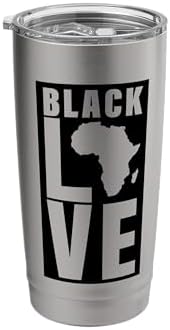 Black Love Sipping Stainless Steel Insulated Tumbler