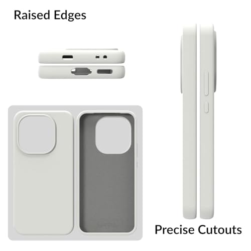 Image of SPRIG Compatible with IQOO 15 5G SilkTone Silicone Back Cover Drop Tested Shock Proof Mobile Case for Men, Women, Boys and Girls with Camera Protection (Light Grey)